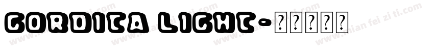 gordita light字体转换